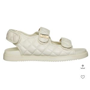 Calia white quilt sandals. Brand new with tags.